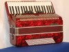 Aidi Accordion full size in red pearloid
